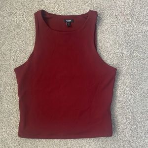 Express Body Contour high neck cropped tank size Small